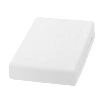 White Velour Cosmetic Chair Cover 70x190 cm
