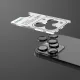 Etteri Camera Lens Protector for iPhone 16 Pro / 16 Pro Max, Black