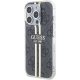 Guess IML 4G Gold Stripe case for iPhone 15 Pro Max - black
