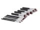 Professional 10-Piece Makeup Brush Set, Black