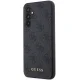 Guess Samsung Galaxy S23 FE Case 4G Metal Gold Logo, Gray