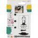 Wolfcraft Grinding Disc Set for Angle Grinder 50mm, 4 pcs.