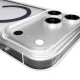 Puro iPhone 17 Pro Case Lite Mag, Transparent with Blue Ring