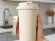 Self-Stirring Mug 350ml USB Rechargeable, Beige