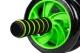 4Fizjo AB Wheel Abdominal Exercise Roller, Black/Green