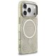 Guess IML Peony Dot MagSafe Phone Case Cover iPhone 17 Pro - Beige
