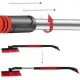 Iso Trade Xtrobb 24821 Telescopic Car Snow Brush and Ice Scraper, Black/Red