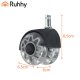 Ruhhy Office Chair Wheels 25280, Set of 5, Safe for All Floors, Grey
