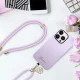 Guess CBDY Cord Universal Phone Strap 150 cm - Lilac