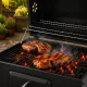 Charcoal Garden Grill with Lid, Two Grates and Thermometer