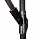 LUARO Garden Parasol with Side Pole, Folding, 290 cm, Black