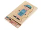 Wooden educational puzzle \"Montessori\" anatomy, studying the parts of the body, boy