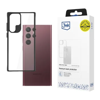 3mk SatinArmor+ Case for Samsung Galaxy S22 Ultra (S908), Clear