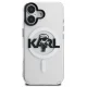 Karl Lagerfeld IML Karl Sketch Logo MagSafe Case for iPhone 16, Clear