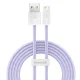 USB to Lightning Cable Baseus CALD000505 2.4A 2m Purple