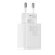 Baseus Compact Wall Charger Adapter USB / USB Type C PD 20W, White