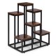 ModernHome Plant Stand with 6 Shelves Industrial Flower Pot Holder for Indoor Plants