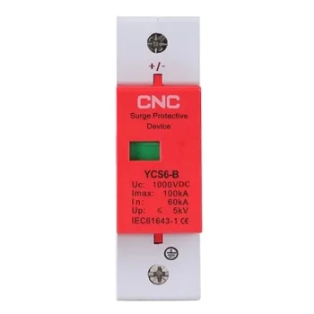 DC Surge Protection Device, 1P, Class B, 60-100 kA, 1000V DC