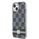DKNY iPhone 15 / 14 / 13 Case IML Checkered Mono Pattern MagSafe, Black