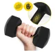 4FIZJO Bitumen Dumbbells Set 2 x 5 kg, Black