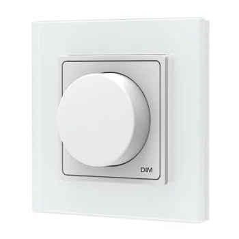 RF Rotary Dimmer Remote PK1(G) Single Color LED Controller Wall Mount