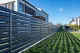 Profiled Metal Fence Picket ASTRA RAL7016, 91 mm, Double-Sided Anthracite Grey