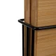 Bamboo Cutting Board Set with Stand 4 pcs RUHHY, natural