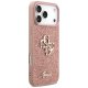 Guess Fixed Glitter Big 4G vāciņš iPhone 17 Pro Max - Rozā | Phone Case Cover Pink
