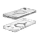 Apple iPhone 15 Plus 6.7\'\' UAG Plyo MagSafe Hard Case Cover, Transparent and Silver