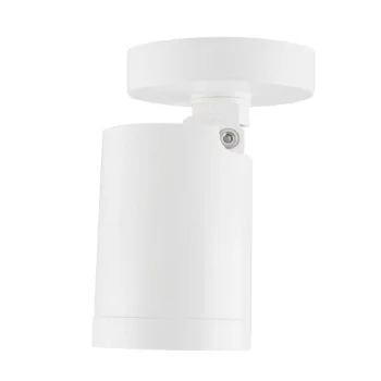 Surface Mounted LED Lamp Holder GU10 Base Round White Housing 95mm