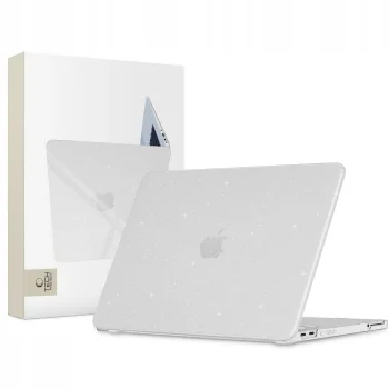 Tech-Protect SmartShell Case for MacBook Neo 13" 2026 (A3404), Clear Glitter