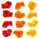 Kids Climbing Holds 20 Pack with Mounting Hardware for Climbing Wall, Colourful