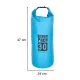 Waterproof Dry Bag Backpack for Hiking Camping Canoeing Traveling 30L, Blue