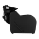 Hairdressing Wash Unit Gabbiano Carmen with Adjustable Footrest Black