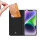 Dux Ducis iPhone 15 Plus Wallet Case Skin Pro, Black