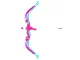 Kids Archery Set Shooting Bow Crossbow with Arrows and Shield, Pink