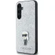 Karl Lagerfeld Samsung Galaxy A35 Case Fixed Glitter Ikonik, Silver