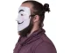 Guy Fawkes Mask V for Vendetta Anonymous Halloween Costume, White