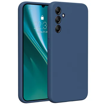 Etteri Silicone Case for Samsung Galaxy A34 5G, Dark Blue