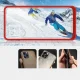 Case for Samsung Galaxy A42 5G Hybrid Armor Clear 3 in 1, Red