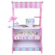 Kids Wooden Market Stall Store Pretend Play Toy, Pink