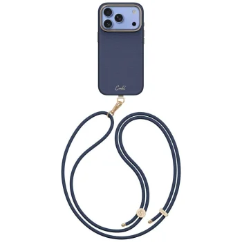 Uniq Coehl Mirelle Magnetic Charging Phone Case for iPhone 18 Pro / 17 Pro, Blue