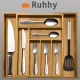 Bamboo Expandable Kitchen Drawer Organizer Ruhhy