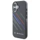 BMW iPhone 16 Plus Case Motorsport IML Random Stripes, Black