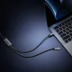 USB-C laidas Ugreen 2in1 į 2x USB-C PD 140W 2m, juodas