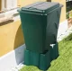 Square water tank with cover and connection set, 240L, green
