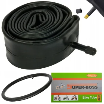 Bicycle Inner Tube 24 x 1.75/2.125 with Schrader Valve, Black