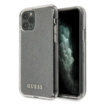 Guess iPhone 11 Pro Max Case Glitter, Silver
