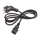 Maclean MCTV-691 Power Cable, EU to IEC C13, 3-Pin, 1.5m