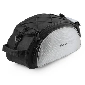 Wozinsky Bike Pannier Trunk Bag with Shoulder Strap 13L, Black